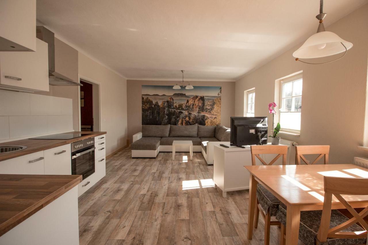 Ferienhof Cunnersdorf Apartman Gohrisch Kültér fotó